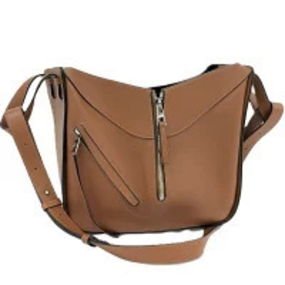 Loewe Hammock Shoulder Bag Leather Brown